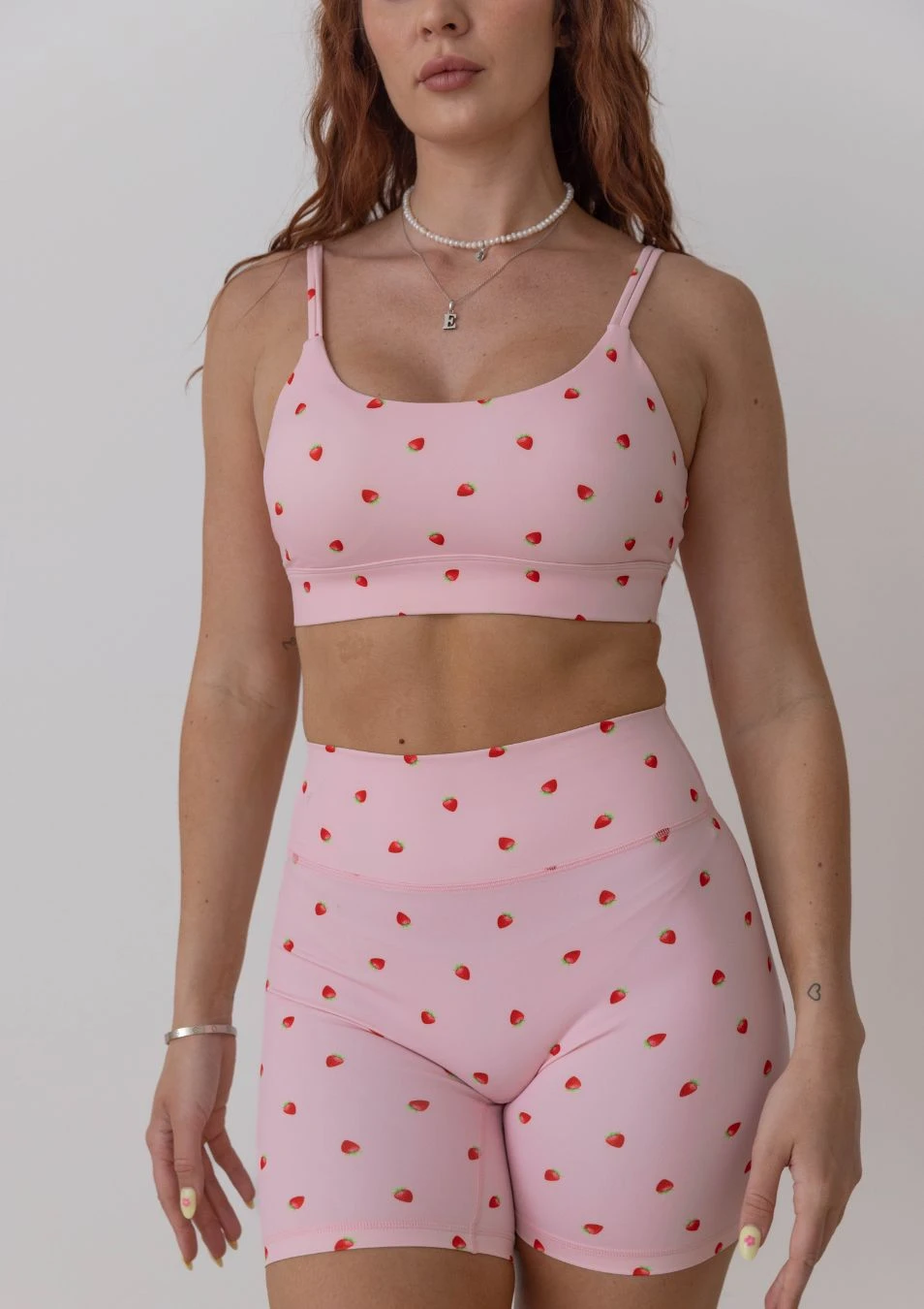 Active Sports Bra - Strawberry 4 Active Sports Bra - Strawberry - Image 2