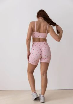 Active Scrunch Shorts - Strawberry -Black Heart Equestrian Store STRAWBERRYSET 3