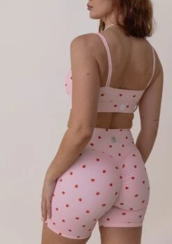 Active Scrunch Shorts - Strawberry -Black Heart Equestrian Store STRAWBERRYSET 9