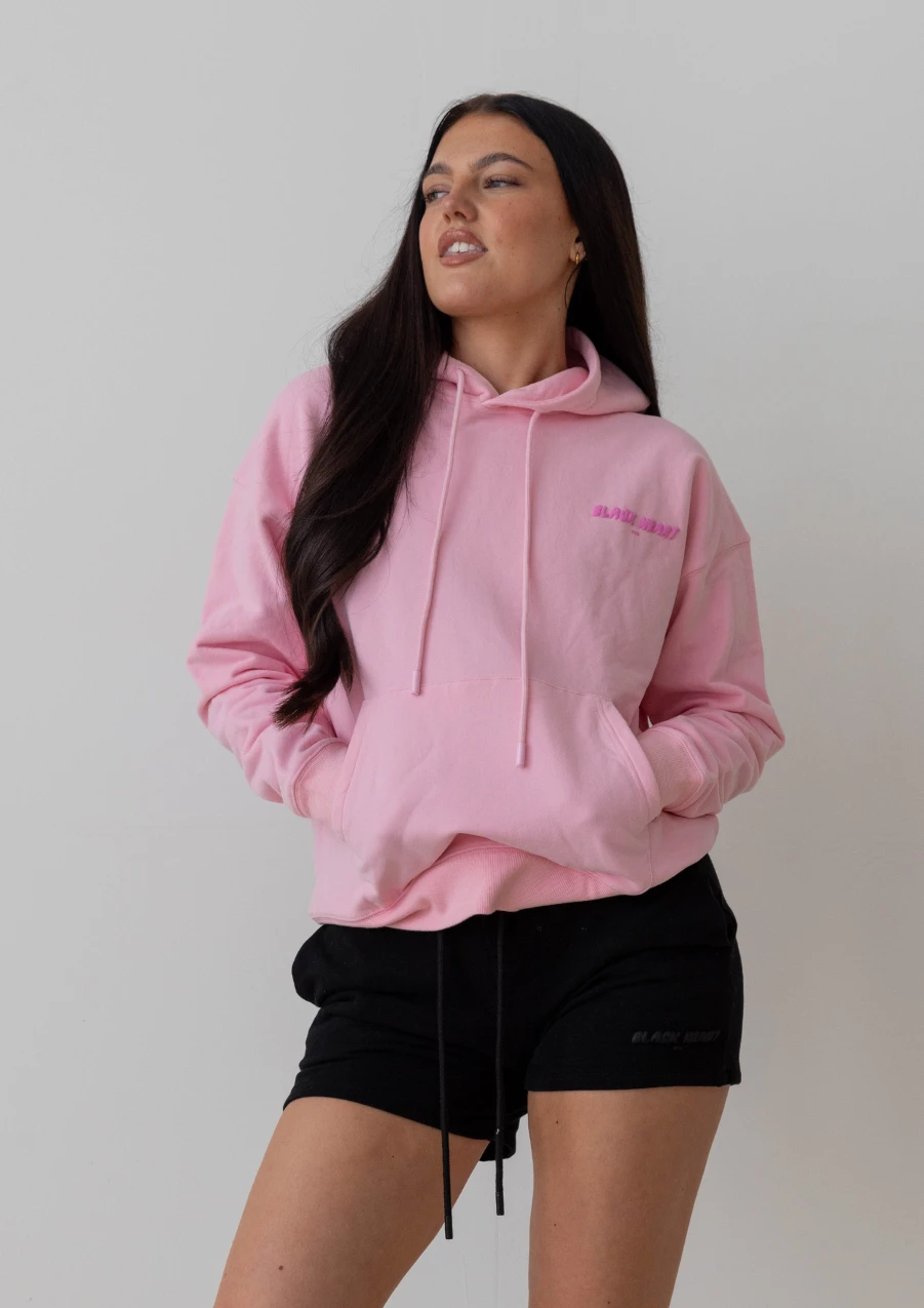 Bubble Print Hoodie - Think Pink 3 Bubble Print Hoodie - Think Pink