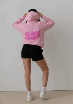 Bubble Print Hoodie - Think Pink 11 Bubble Print Hoodie - Think Pink -Black Heart Equestrian Store THINKPINKHOODIE 5