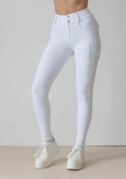 Cara Hybrid - White -Black Heart Equestrian Store WHITEKNEE