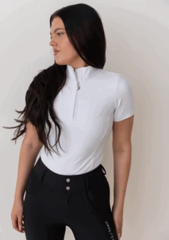 AirTec Short Sleeve Base Layer - White 13 AirTec Short Sleeve Base Layer - White -Black Heart Equestrian Store WHITESHORTSLEEVE 5