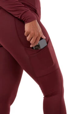 Flex Riding Leggings - Wine -Black Heart Equestrian Store Wine Leggins 04