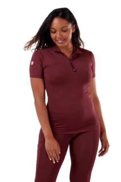 Short Sleeve Base Layer - Wine