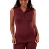 Sleeveless Base Layer - Wine 2 Sleeveless Base Layer - Wine -Black Heart Equestrian Store Wine Sleeveless 01