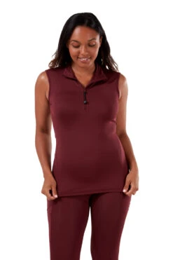 Sleeveless Base Layer - Wine