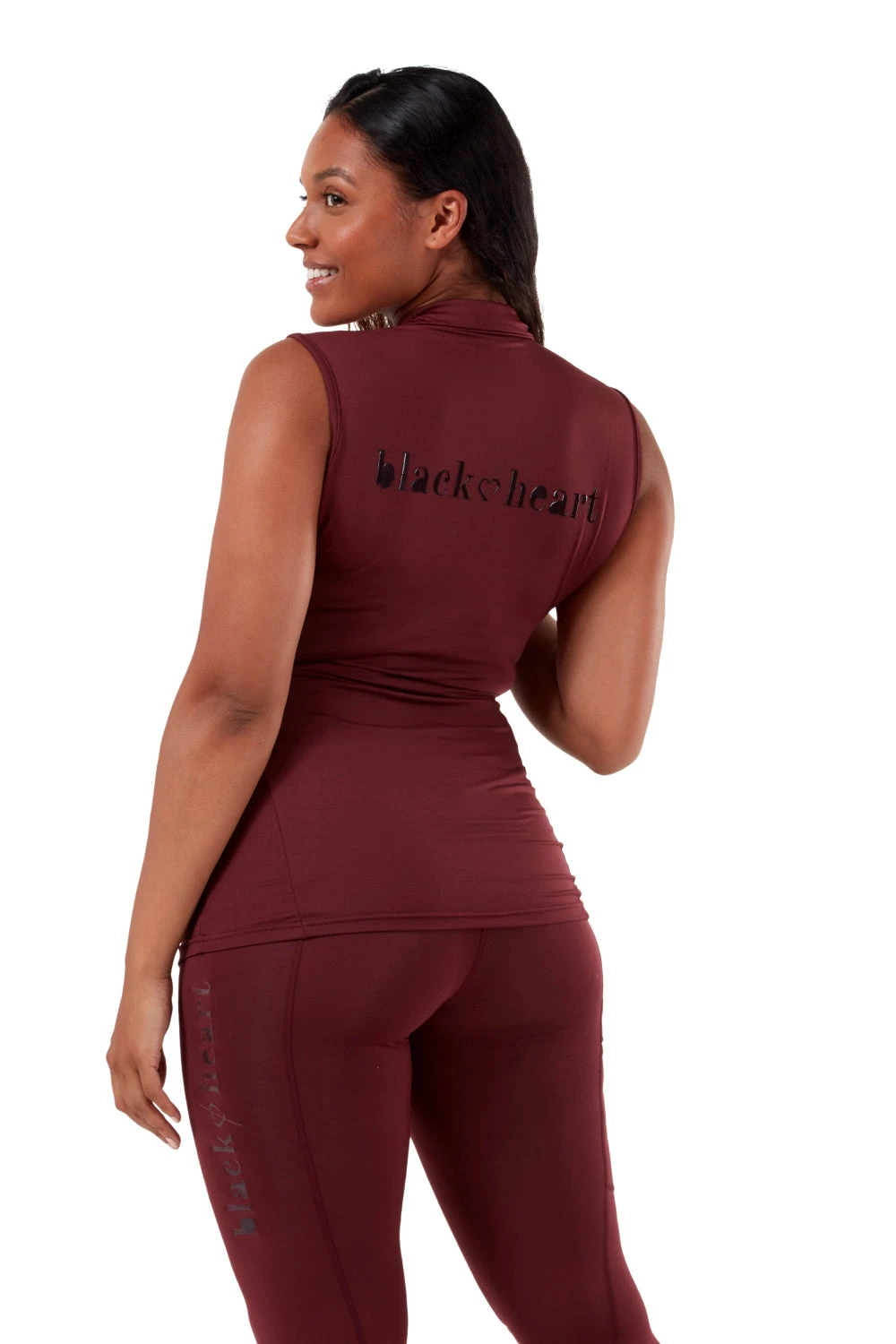Sleeveless Base Layer - Wine 5 Sleeveless Base Layer - Wine - Image 3