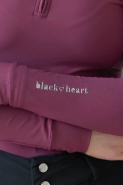 AirTec Base Layer - Damson -Black Heart Equestrian Store damsonecom 3