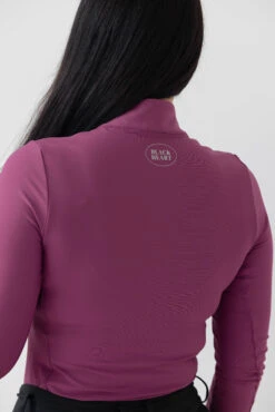 AirTec Base Layer - Damson -Black Heart Equestrian Store damsonecom 4