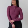 AirTec Base Layer - Damson -Black Heart Equestrian Store damsonecom 6