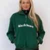 Half Zip Essentials Sweater - Emerald