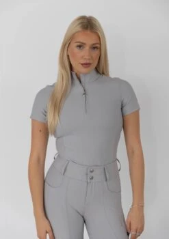 AirTec Short Sleeve Base Layer - Light Grey