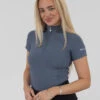 AirTec Short Sleeve Base Layer - Metal -Black Heart Equestrian Store metalss 7