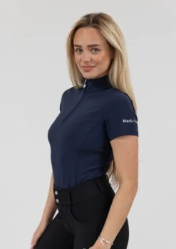 AirTec Short Sleeve Base Layer - Midnight -Black Heart Equestrian Store midnightss 4
