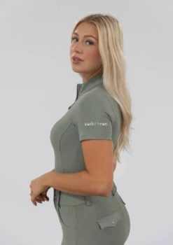 AirTec Short Sleeve Base Layer - Sage 10 AirTec Short Sleeve Base Layer - Sage -Black Heart Equestrian Store sagess 3