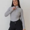 AirTec Base Layer - Light Grey 2 AirTec Base Layer - Light Grey -Black Heart Equestrian Store taylorbllightgrey 2