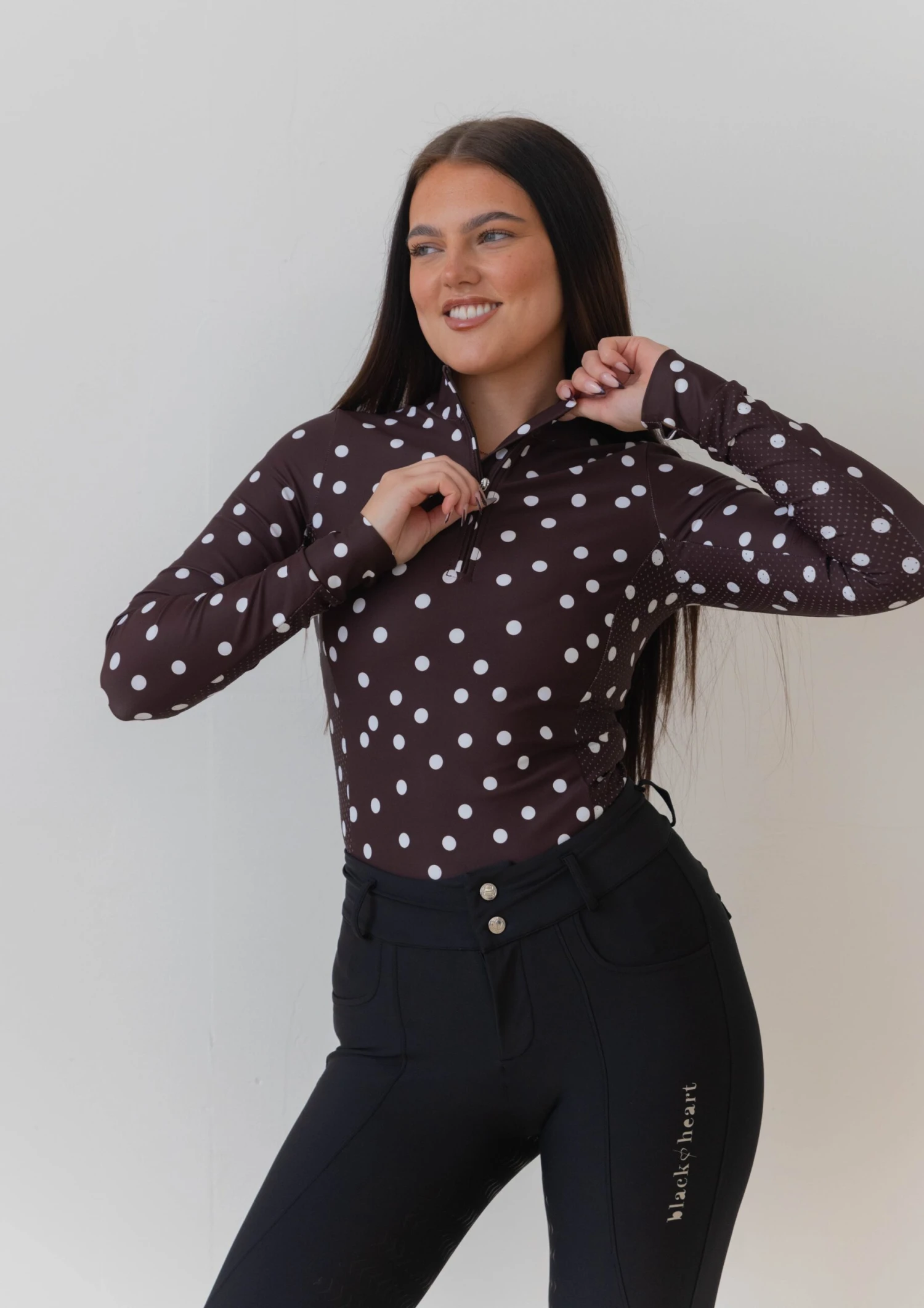 AirTec Base Layer - Brown Polka Dot 3 AirTec Base Layer - Brown Polka Dot