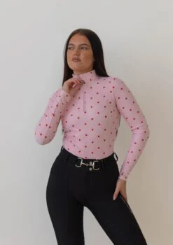 AirTec Base Layer - Strawberry -Black Heart Equestrian Store taylorblstrawb 2
